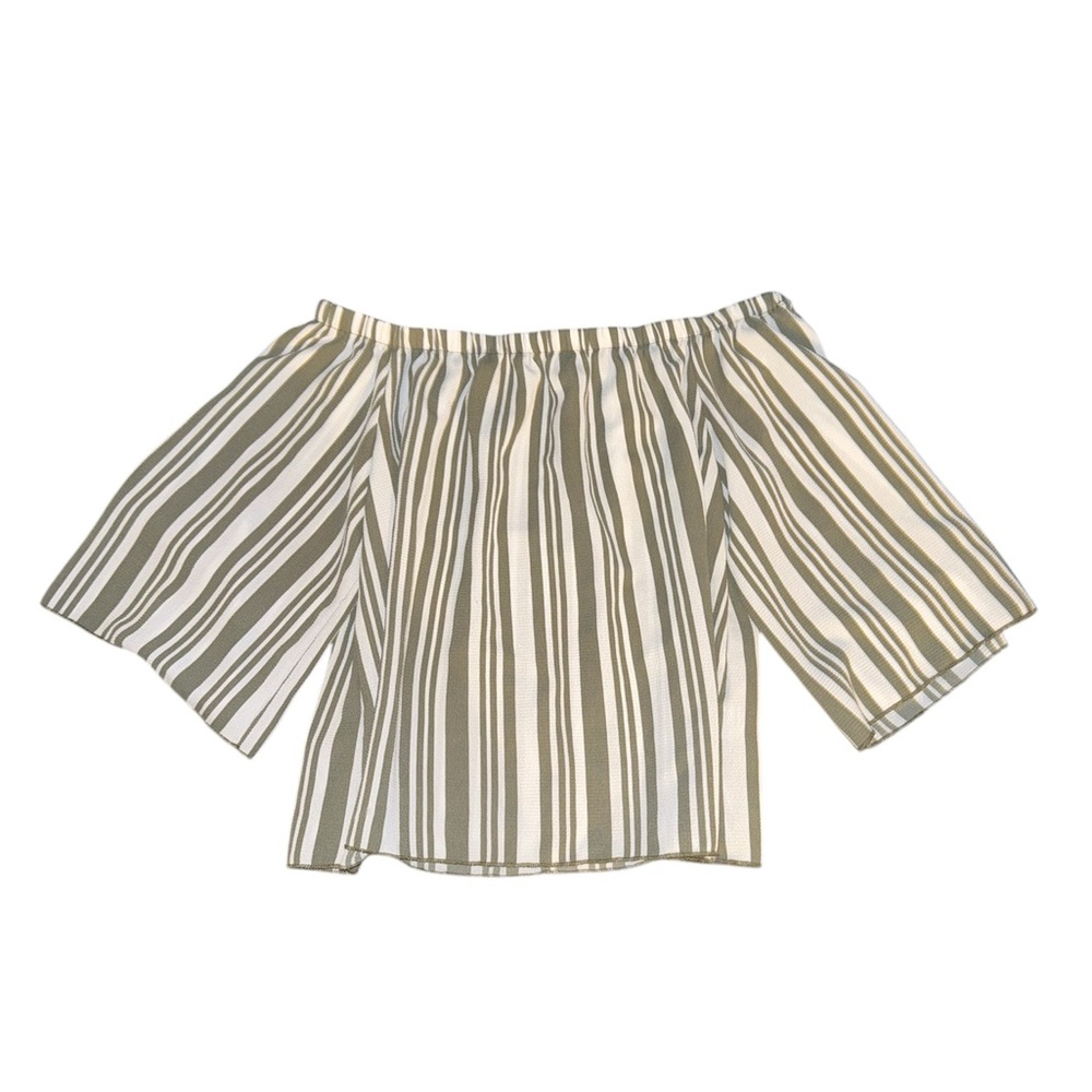 Ambiance Off-Shoulder Striped Top